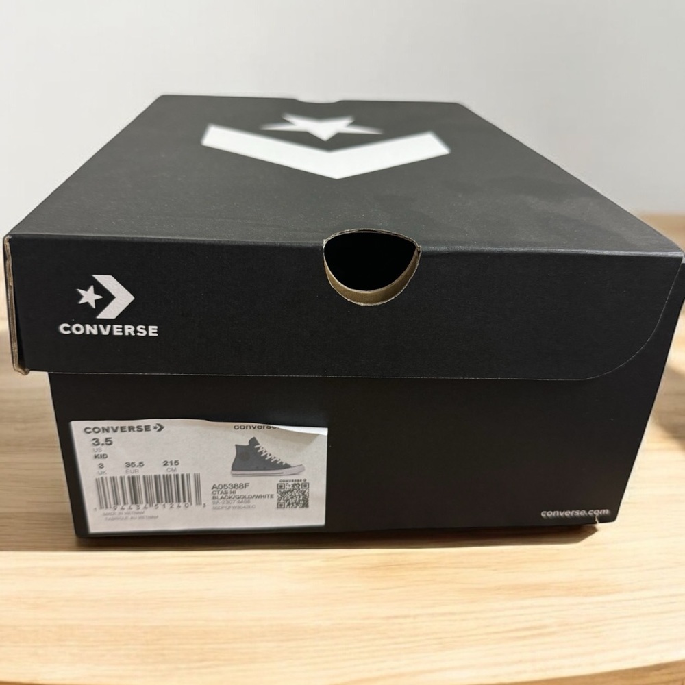 Converse Chuck Taylor All Star Sparkle, Big Kids Size 3.5 - Picture 8 of 9